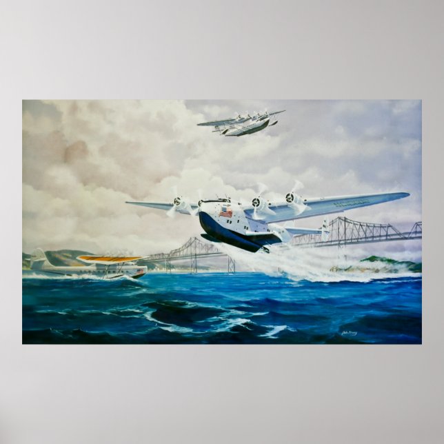 Pan American Clippers förenar Stillahavsranden Poster (Framsidan)