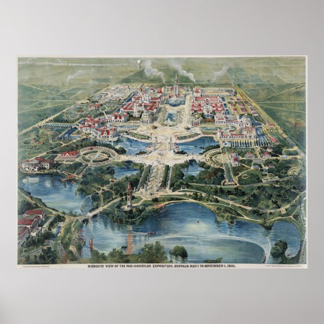 Pan American Exposition Buffalo1901 Poster (Framsidan)