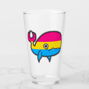 Pan Anxious but Proud Whale Glass Tumbler Glaskopp