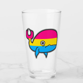 Pan Anxious but Proud Whale Glass Tumbler Glaskopp