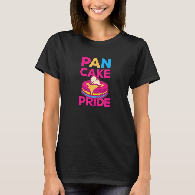 Pan Cake Pansexual Pride Flagga Lgbtq Subtle Pride T Shirt (Framsida)