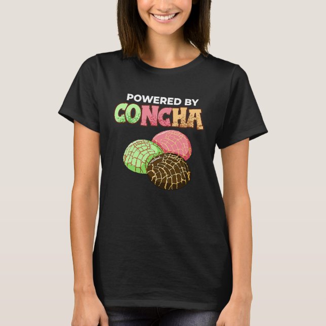 Pan Dulce Concha Mexican Bread T Shirt (Framsida)