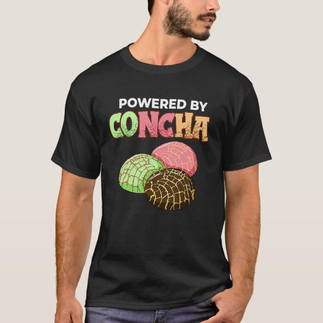 Pan Dulce Concha Mexican Bread T Shirt (Framsida)