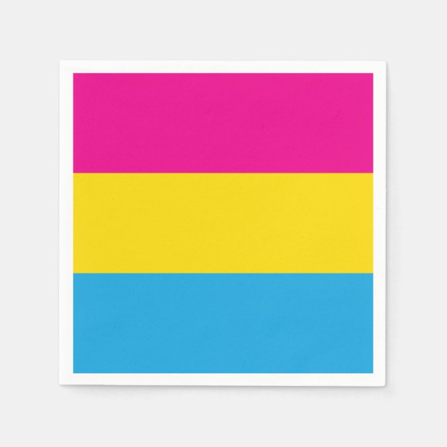 Pan-Flagga Pappersservett (Framsidan)