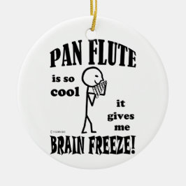 Pan Flute, Brain Freeze Julgransprydnad Keramik