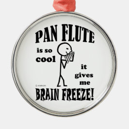 Pan Flute, Brain Freeze Julgransprydnad Metall