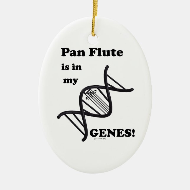 Pan Flute in my Genes Julgransprydnad Keramik (Framsidan)