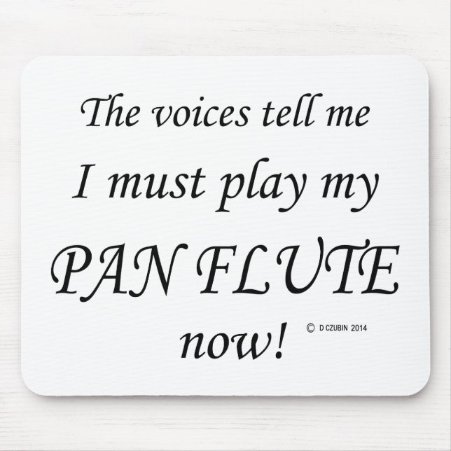 Pan Flute Voices säger must Play Musmatta (Framsidan)