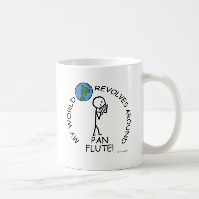 Pan Flute - World Revolves runt Kaffemugg (Höger)