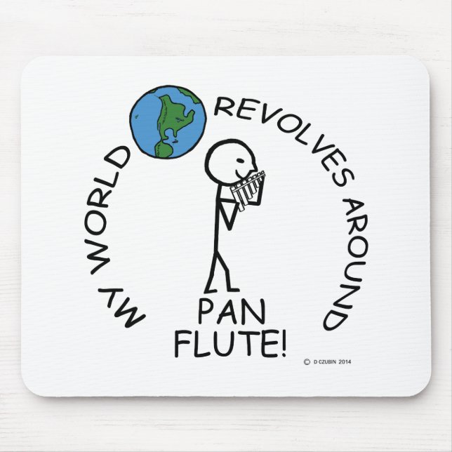 Pan Flute - World Revolves runt Musmatta (Framsidan)