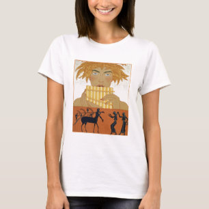 Pan Piper, illustration från "Les Mythes" av Paul T Shirt