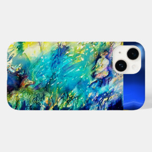 PAN PLAYTE FLUTE OCH HJORT I GRÖNT WOODLAND