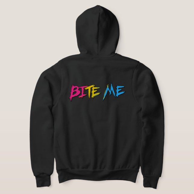 Pan Pride Bita mig T Shirt (Laydown Baksida)
