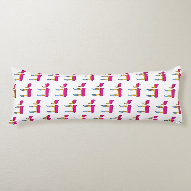 Pan Pride Flag Chai Kroppskudde (Framsidan)