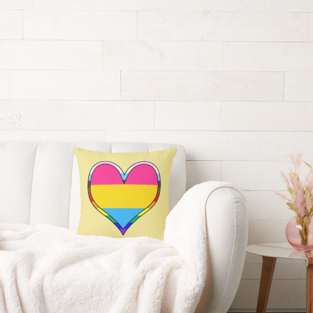 Pan Pride Heart Dekorativ kudde (Soffa)
