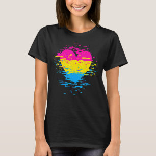 Pan Pride Heart Gay Queer Pansexual T Shirt