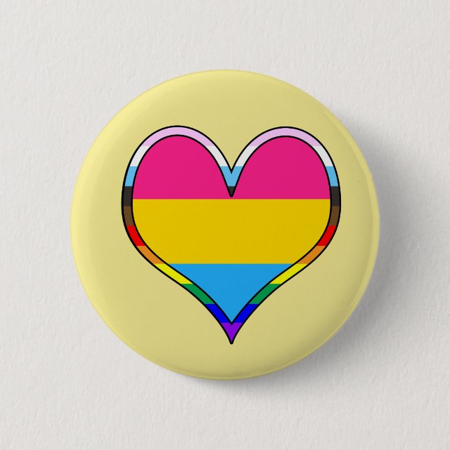 Pan Pride Heart Knapp (Framsida)