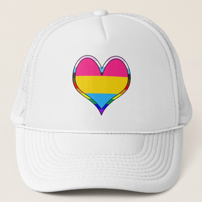 Pan Pride Heart-Truckerkeps Keps (Framsida)