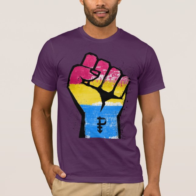 Pan Pride Motstånd T Shirt (Framsida)