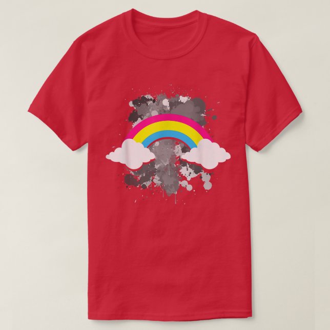 Pan Pride Rainbow Equality Queens Pride Month LGBT T Shirt (Design framsida)