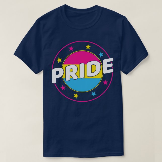 Pan-Pridet Pansexual-Pridet LGBTQ T Shirt (Design framsida)