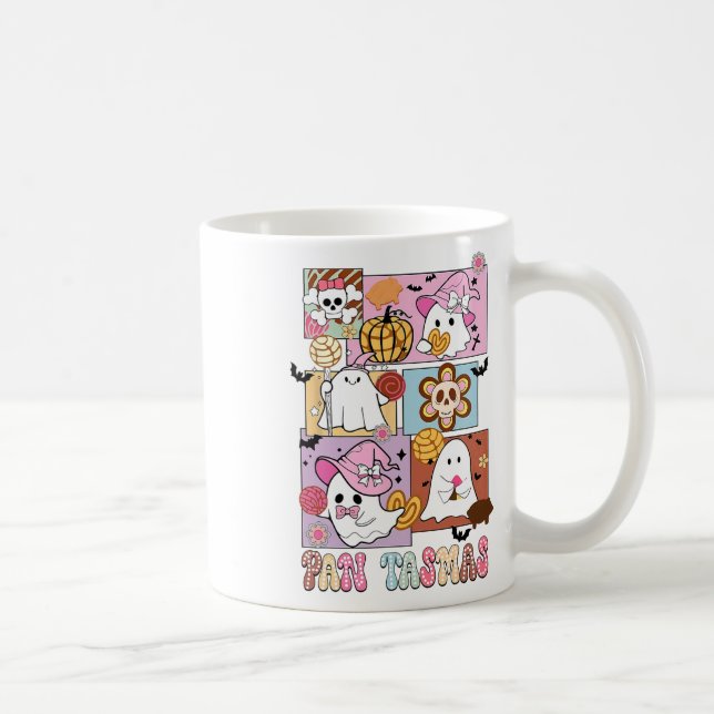 Pan Tasmas Ghost Pumpkin Spooky Conchas Halloween Kaffemugg (Höger)