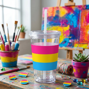Pan Vibe Akryl Tumbler Take Away Mugg