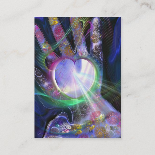 Panacea's Light Visitkort (Framsida)