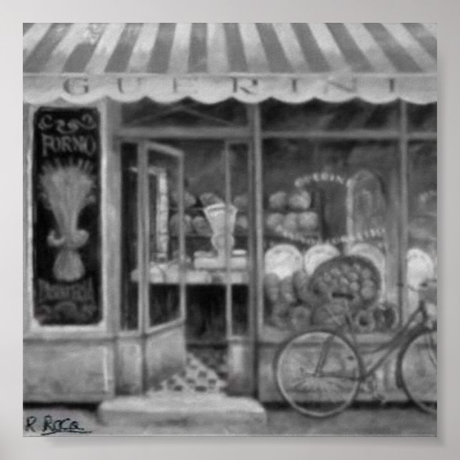 Panadería Guerini Hornära (Italien) Original Atwor Poster (Framsidan)