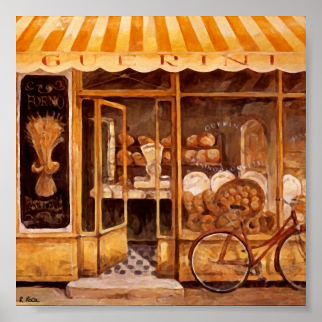 Panadería Guerini Hornära (Italien) Original Atwor Poster (Framsidan)