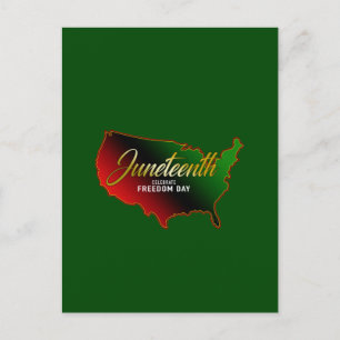 Panafrikansk, Juneteenth-kort Vykort