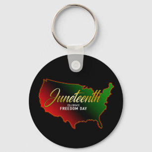 Panafrikansk, Juneteenth-nyckelring Nyckelring