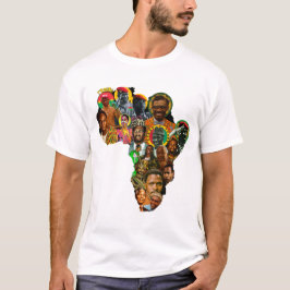 Panafrikansk karttröja – Svarta personers historia T Shirt