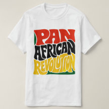 Panafrikansk revolution retro typografi design