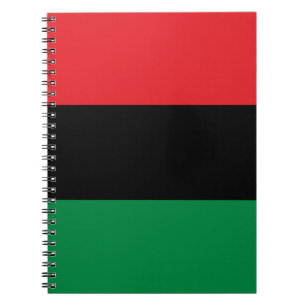 Panafrikanska Flagga Anteckningsbok