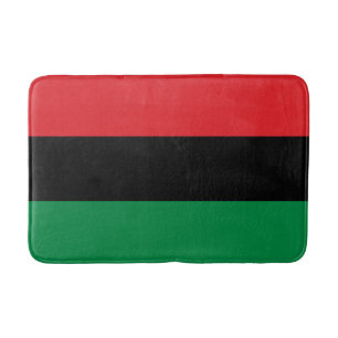 Panafrikanska Flagga Badrumsmatta