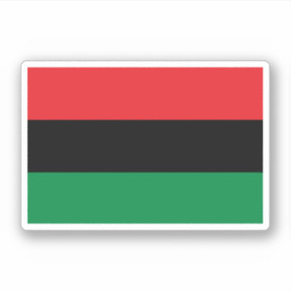 Panafrikanska Flagga Klistermärken