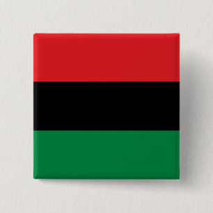 Panafrikanska Flagga Knapp