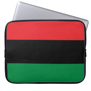 Panafrikanska Flagga Laptop Fodral