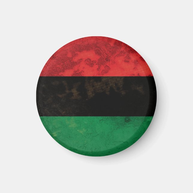 Panafrikanska flagga magnet (Framsidan)
