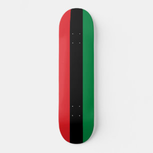 Panafrikanska Flagga Mini Skateboard Bräda 18,5 Cm