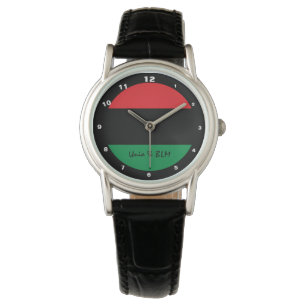 Panafrikanska Flagga- och unionssymboler/sportfant Armbandsur