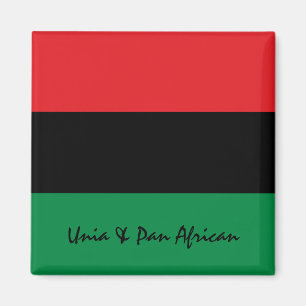 Panafrikanska Flagga- och unionssymboler/sportfant Magnet