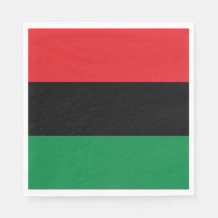 Panafrikanska Flagga Pappersservett