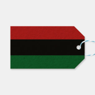 Panafrikanska Flagga Presentetikett