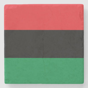 Panafrikanska Flagga Stenunderlägg