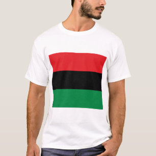 Panafrikanska Flagga T Shirt