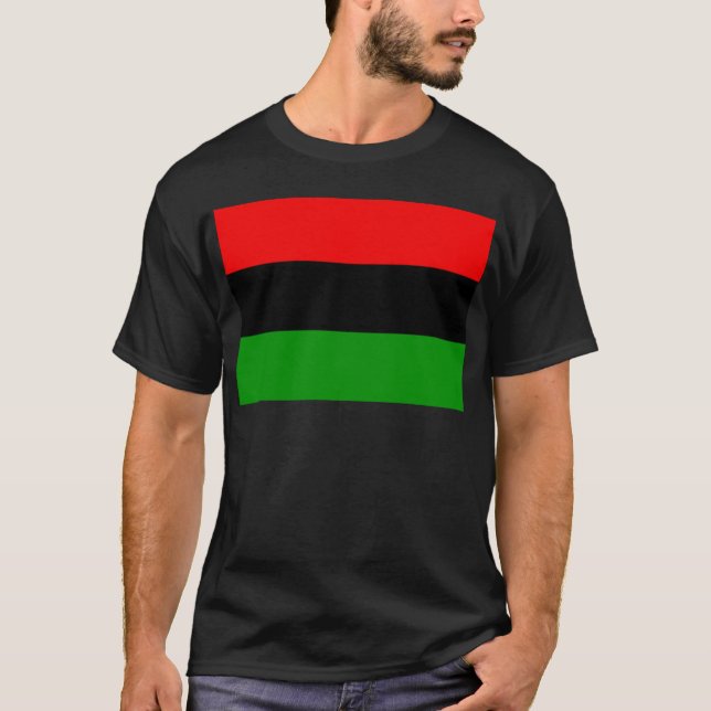 Panafrikanska Flagga t-shirt (Framsida)