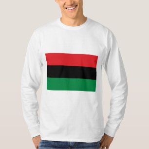 Panafrikanska Flagga T Shirt