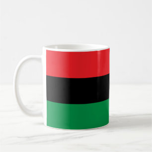 Panafrikanska flaggan, Afroamerikansk svart histor Kaffemugg